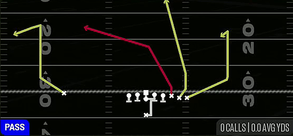 PA TE Seam from Singleback Wing Pair