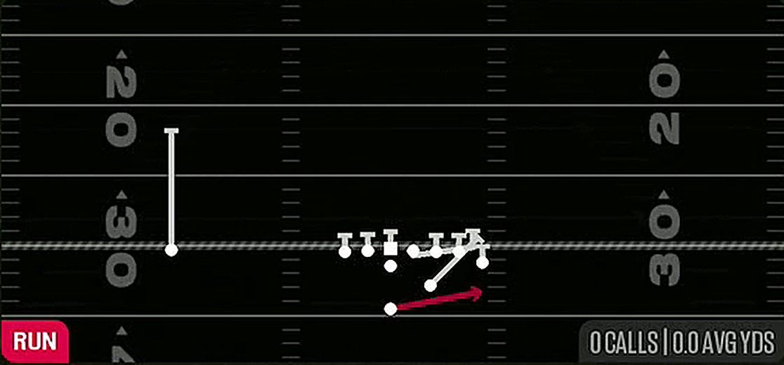 HB Toss from Strong Wing