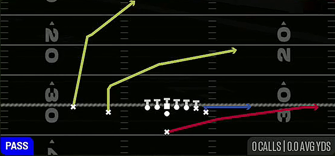 PA Sprint HB Flat from Singleback Wing Slot