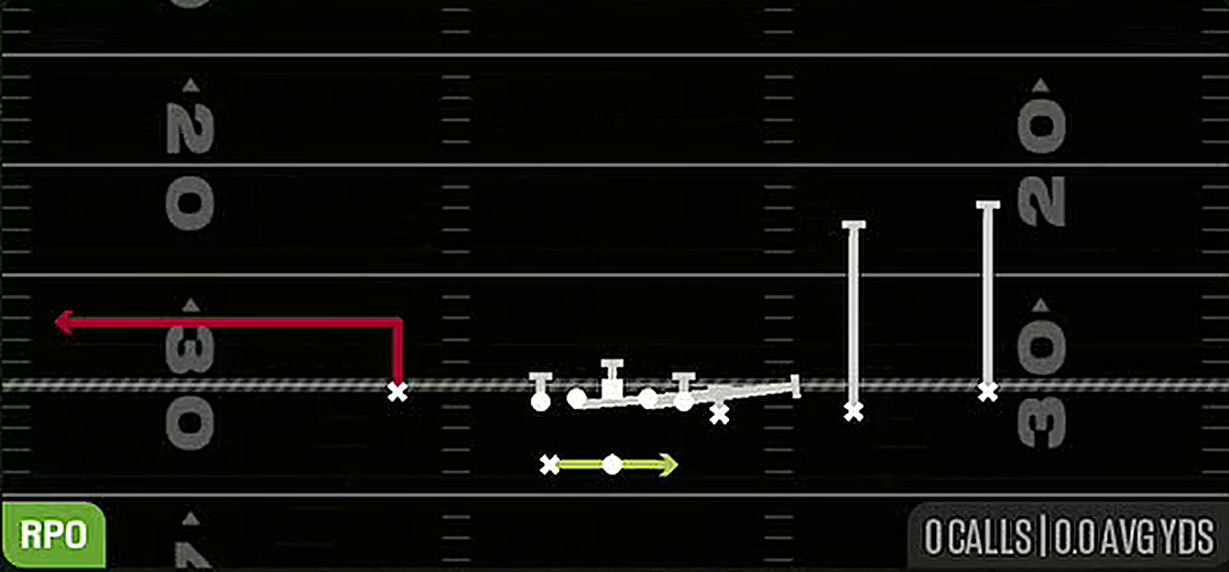 RPO Buck Alert Out from Gun Wing Trips Wk Nasty