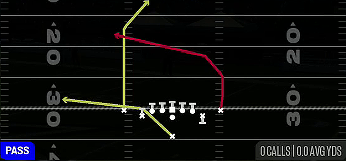 PA X Post Cross from Singleback Deuce Close