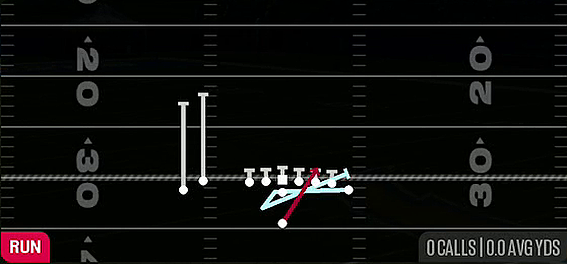 H Counter Str from Singleback Wing Slot