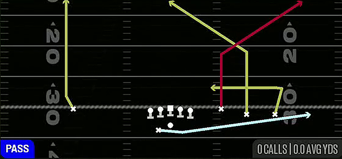 Mtn Inside Cross from Gun Trey Open Offset