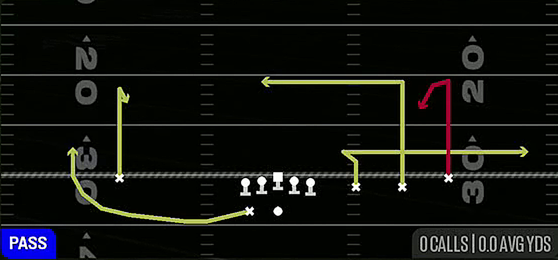 Curl Slot Dig from Gun Trips HB Wk