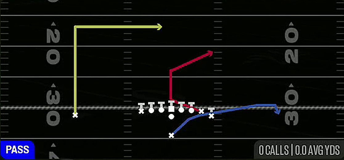 PA Y Throwback from Singleback Wing Tight
