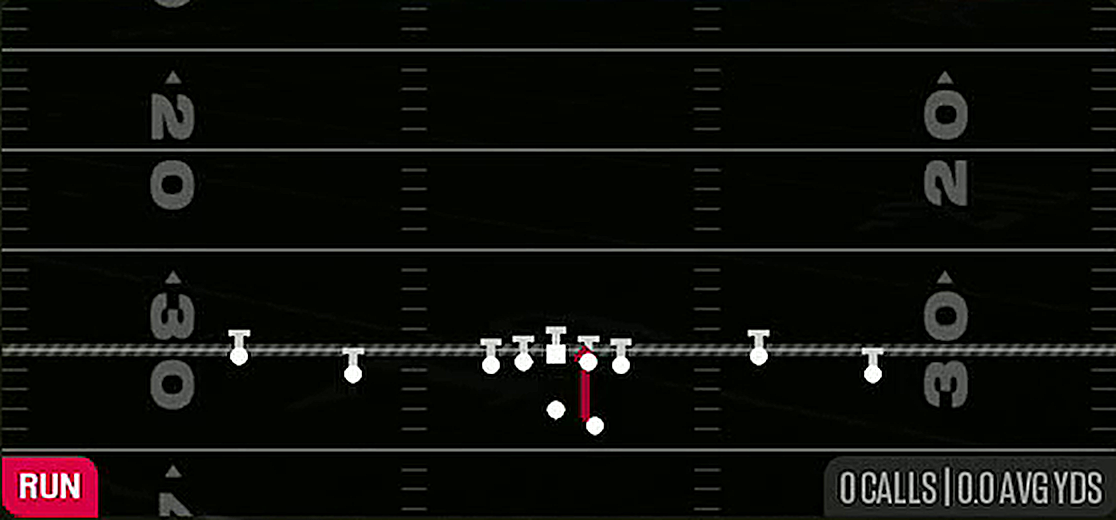 Inside Zone from Gun Spread Y-Flex