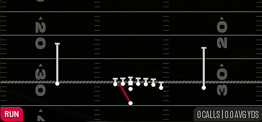 HB Inside Zone from Singleback Wing