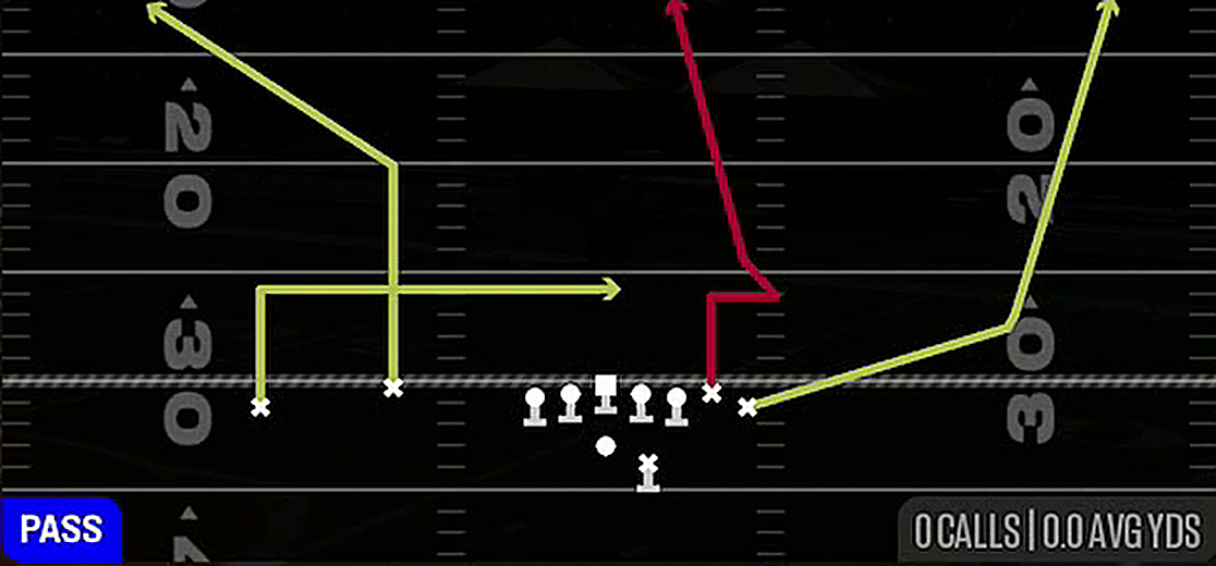 Stick Nod Vertical from Gun Wing Flex Offset