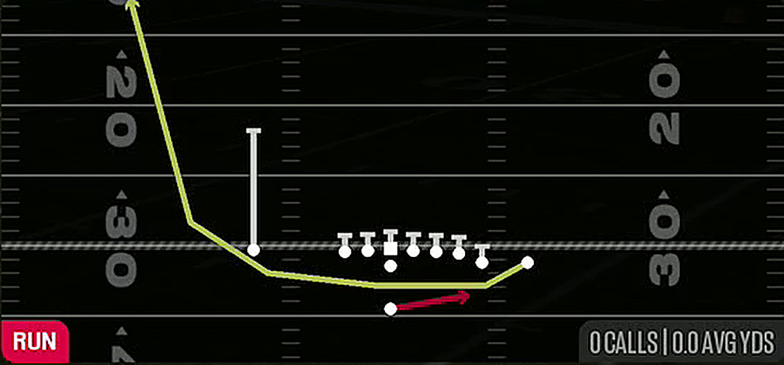 HB Toss Fk Reverse from Singleback Wing Close