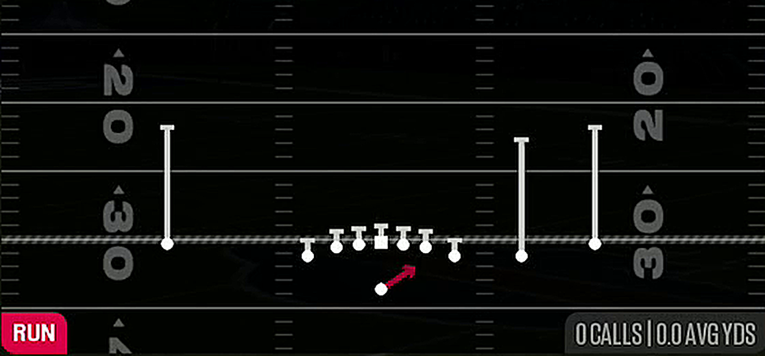 QB Zone from Gun Empty Chips