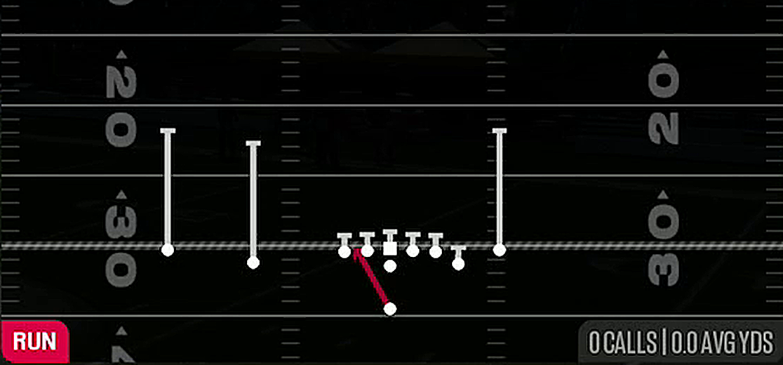 HB Zone Wk from Singleback Doubles Off Close