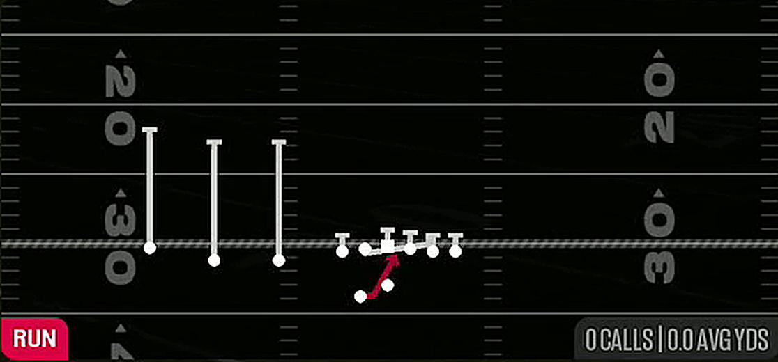 HB Power from Gun Trips TE Offset Wk