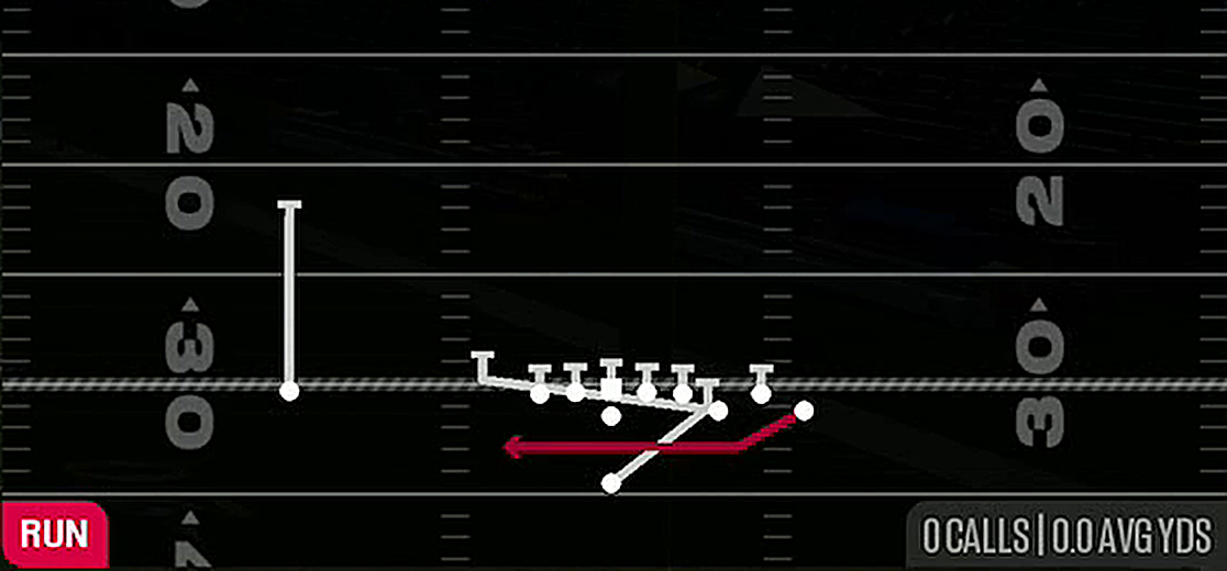 End Around Lead from Singleback Bunch