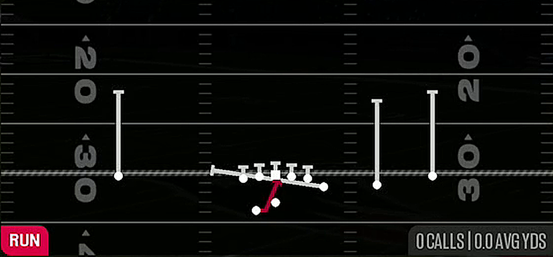 Inside Zone Split from Gun Y Off Trips Wk