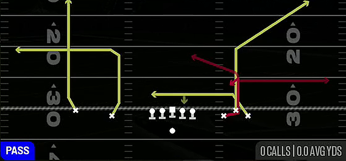 Choice Shallow Cross from Gun Empty Bunch Open