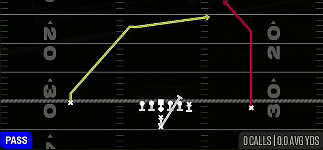 PA Misdirect Shot from I Form Pro