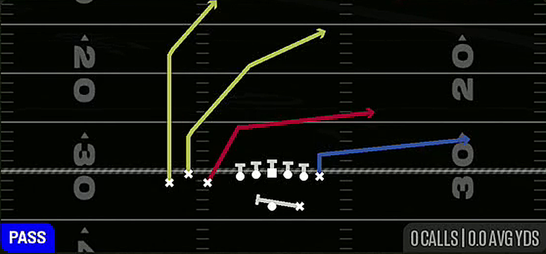 PA All Cross from Gun Bunch TE