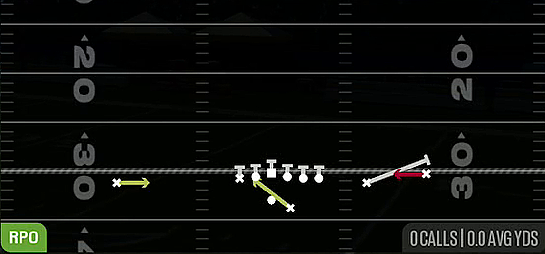 RPO Alert X Z Smoke from Gun Tackle Over