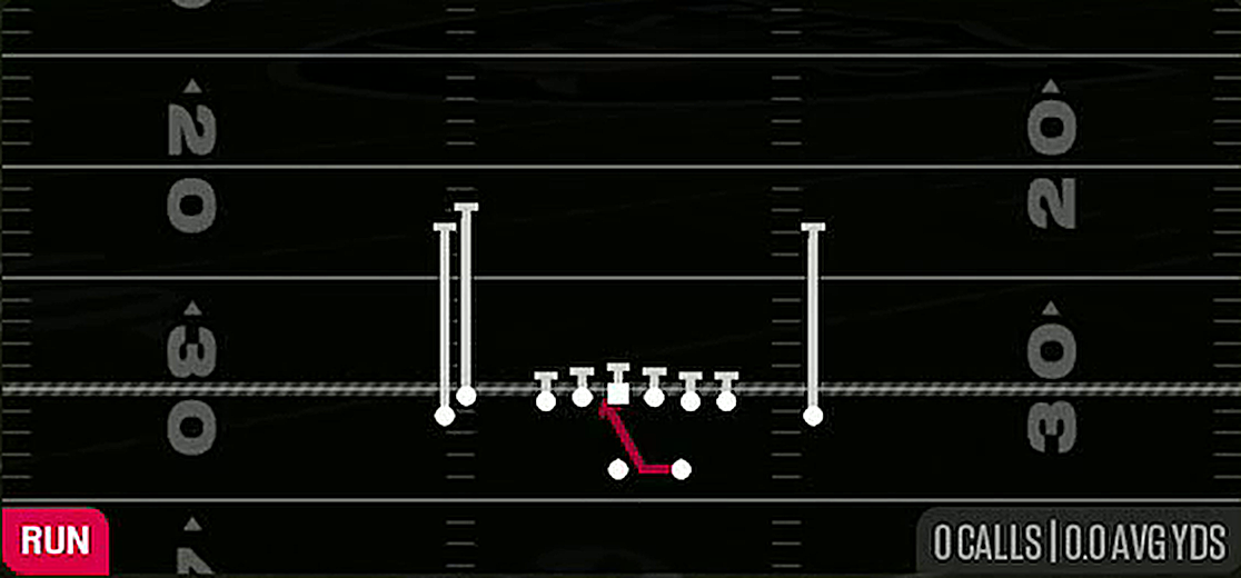 Inside Zone from Gun Tight Doubles