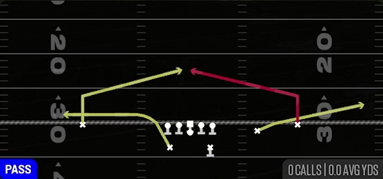 Slants from Split Backs 3WR
