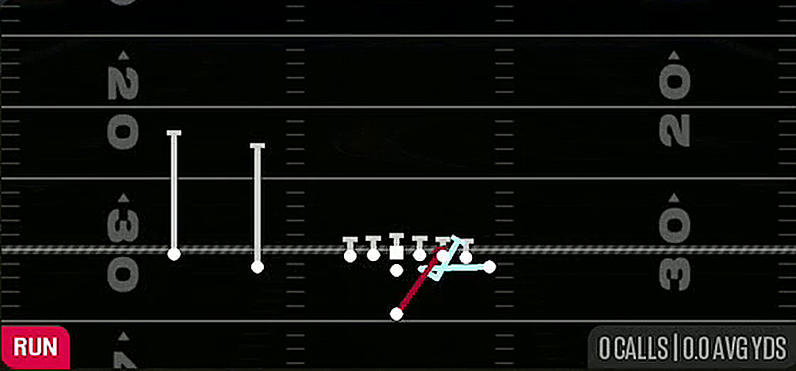 H Zone Str from Singleback Wing Slot