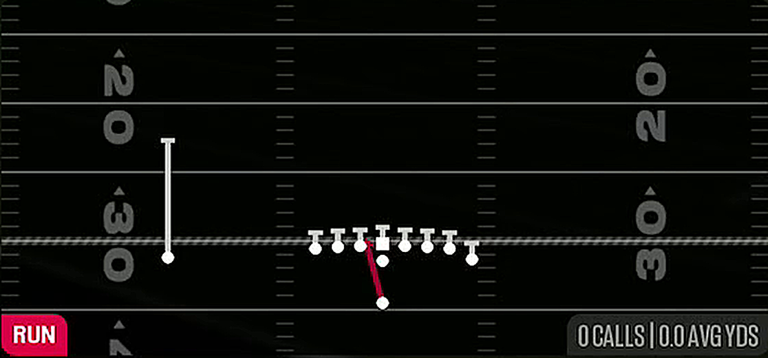 HB Zone Wk from Singleback Wing Tight