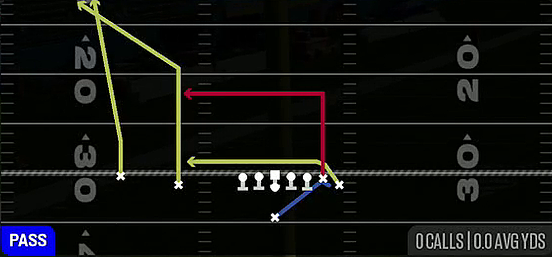 U Drive Check from Singleback Wing Slot