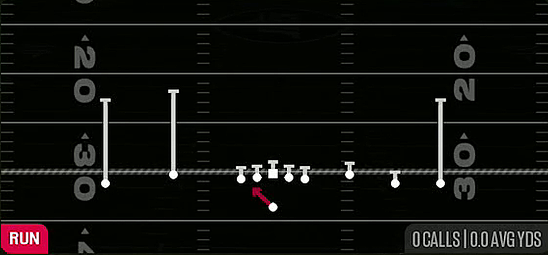 QB Zone from Gun Flex Trey