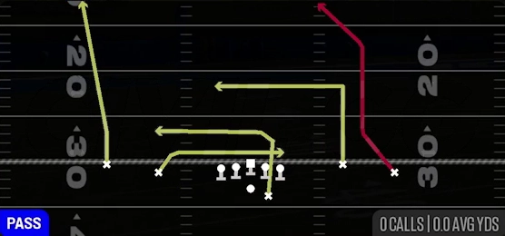 Inside Cross from Gun Spread Flex