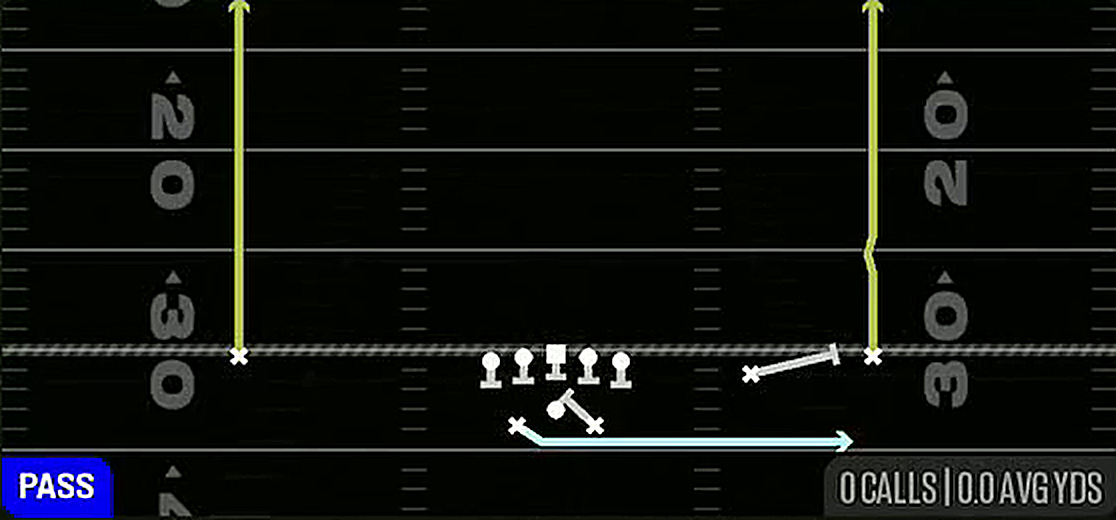 h push double pass from Gun Green Rip Offset