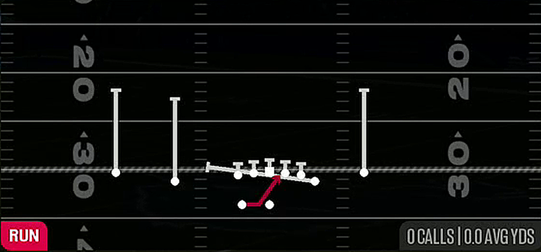 Inside Zone Split from Gun Normal Off Close Wk