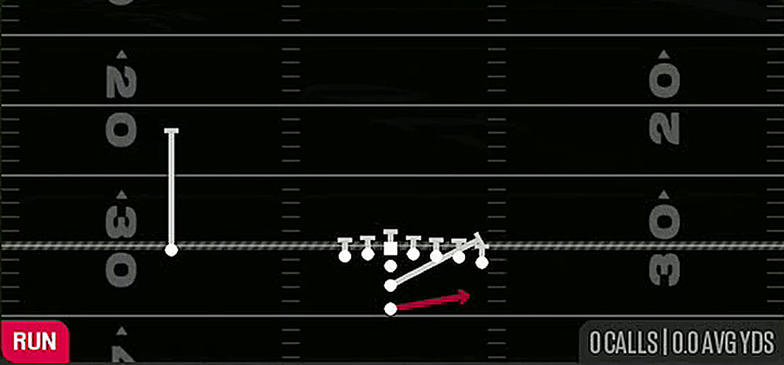 HB Zone Toss from I Form Wing