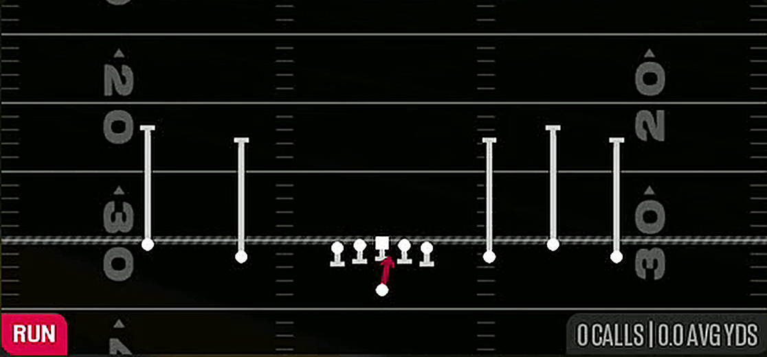 QB Draw from Gun Empty Base Trio