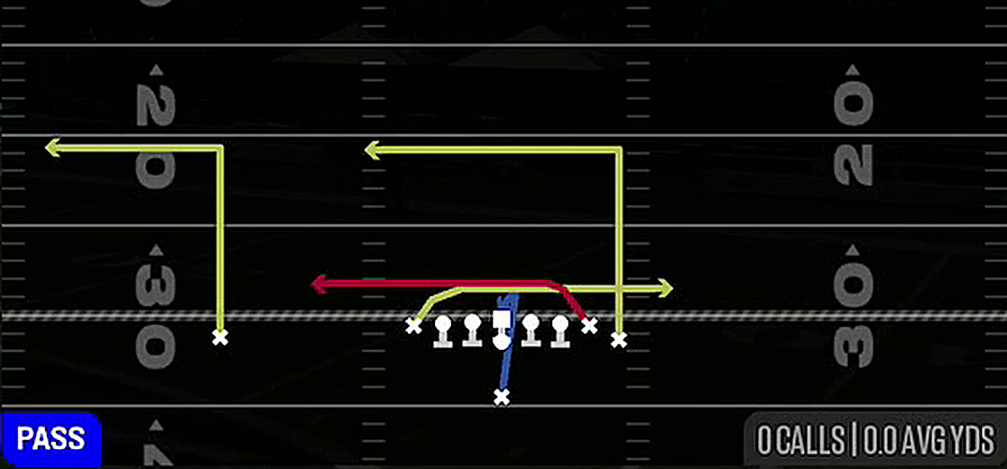 Inside Cross from Singleback Wing Tight
