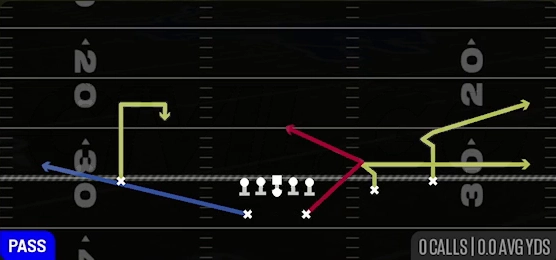 Slot Z Out from Split Backs 3WR