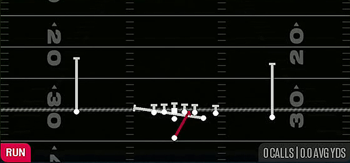 Inside Zone Split from Singleback East