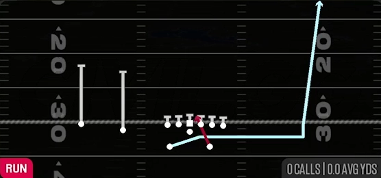 FB Dive HB Motion from Split Backs Slot