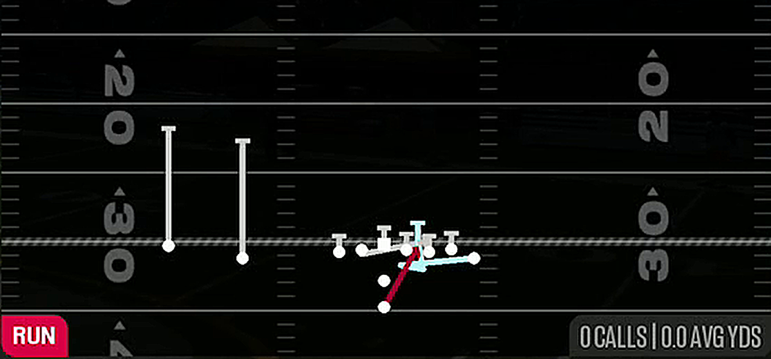 HB Power O from Pistol Wing Slot