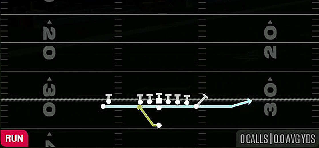 Jet Sweep from Singleback Wing Stack