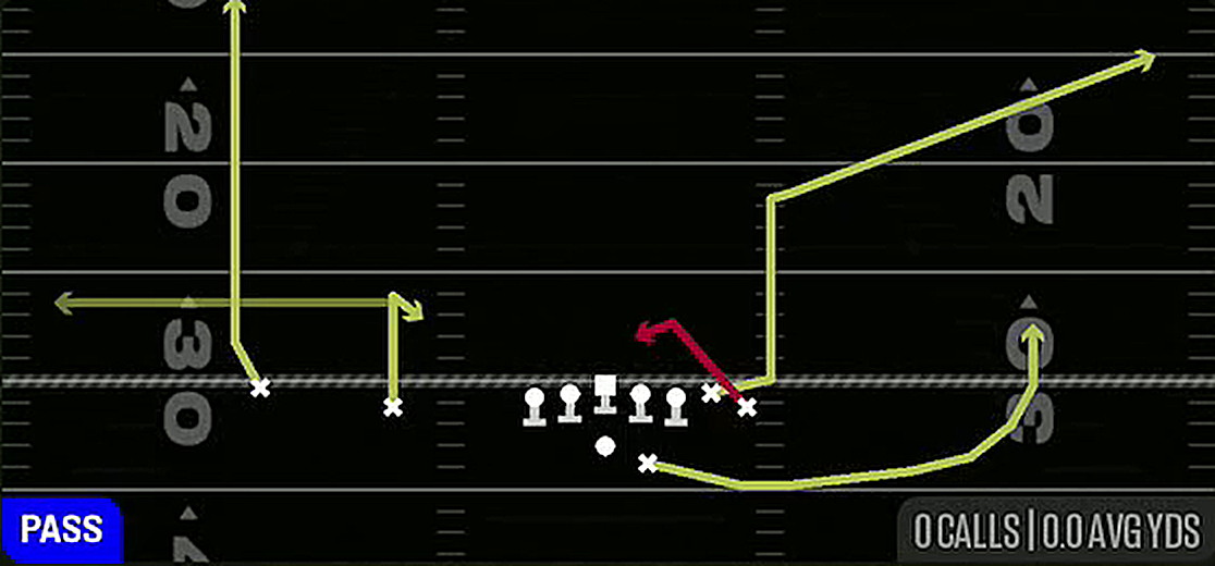 TE Spot Ohio from Gun Wing Slot Offset