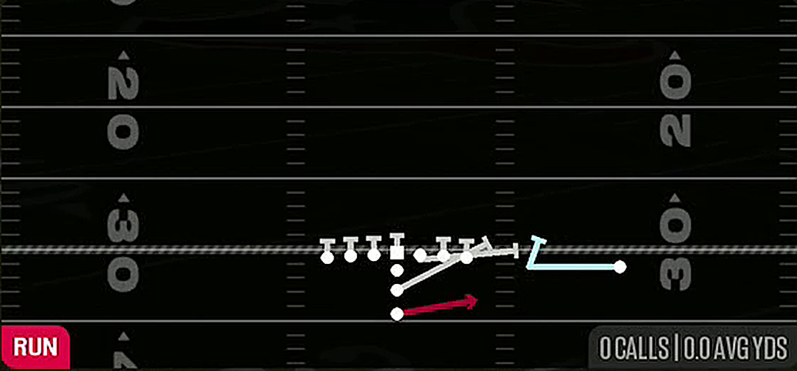 HB Toss Crack from I Form Tight