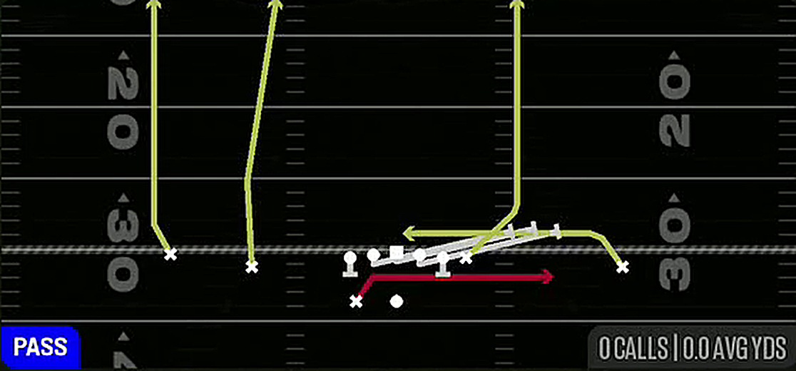HB Cross Screen from Gun Doubles HB Wk