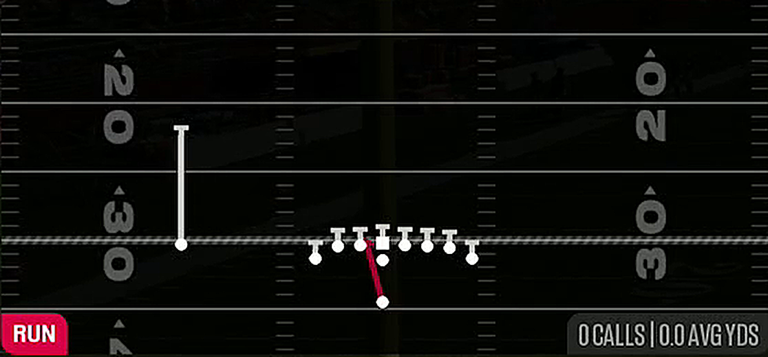 HB Inside Zone from Singleback Wing Tight U