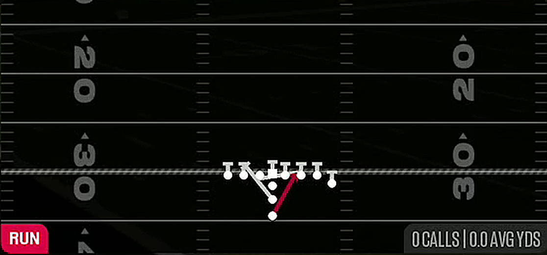 HB Split O from Goal Line Normal
