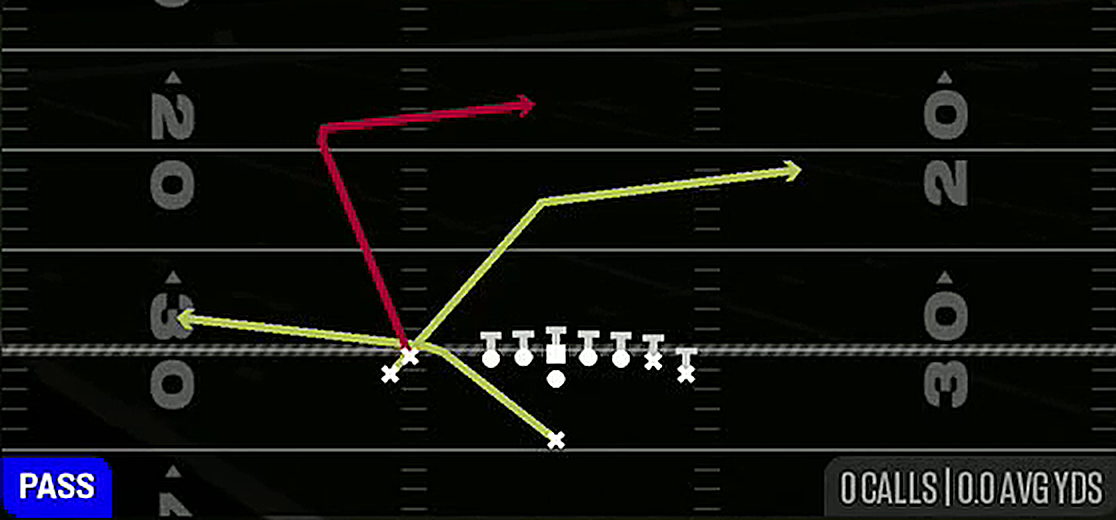 PA Cross Switch from Singleback Wing Flex Close