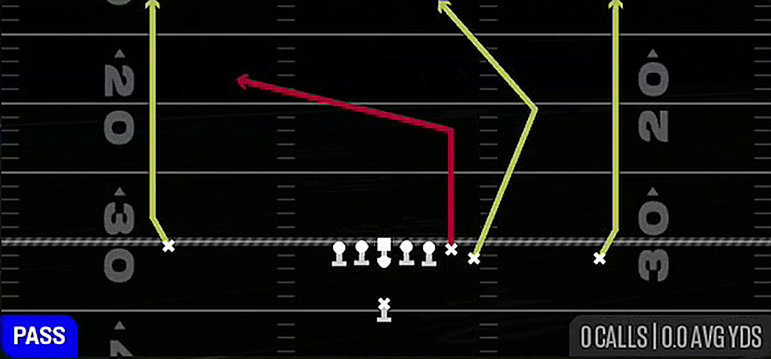 TE Attack from Singleback Wing