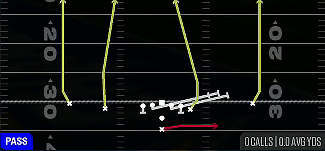 HB Slip Screen from Pistol Doubles Y Off