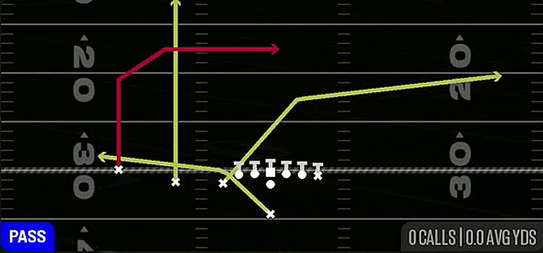 PA Dagger U Cross from Singleback U Off Trips