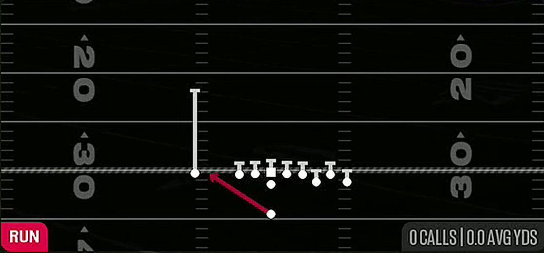 Wide Zone Wk from Singleback Bunch X Nasty