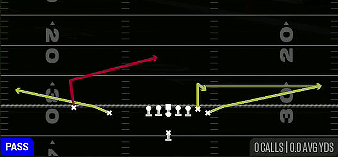 Quick Slant from Singleback Wing Slot